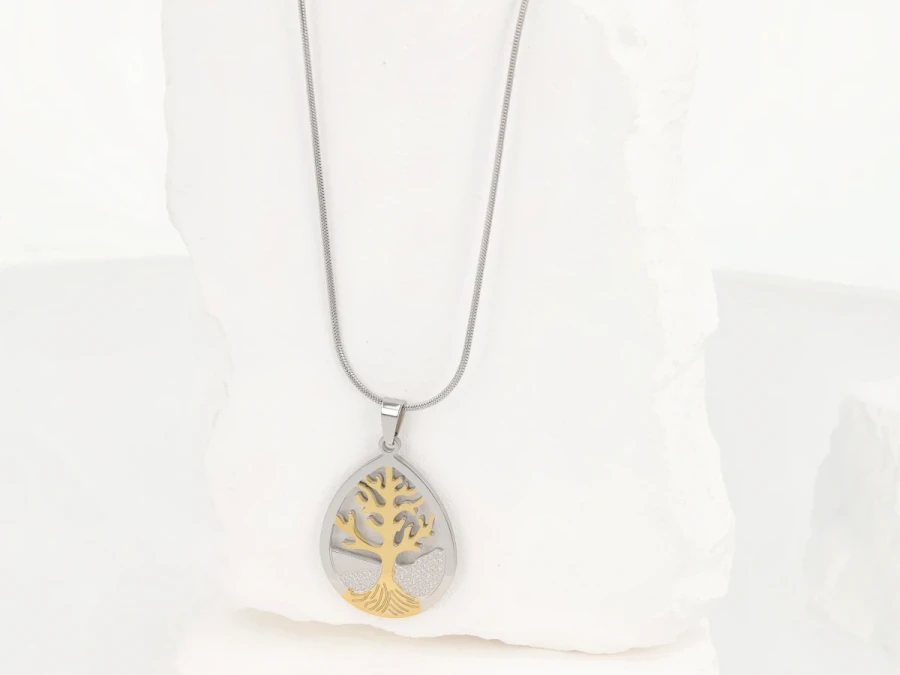 Naszyjnik łezka drzewo