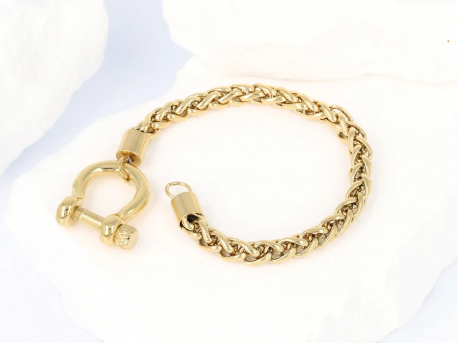 Bransoleta łańcuch podkowa