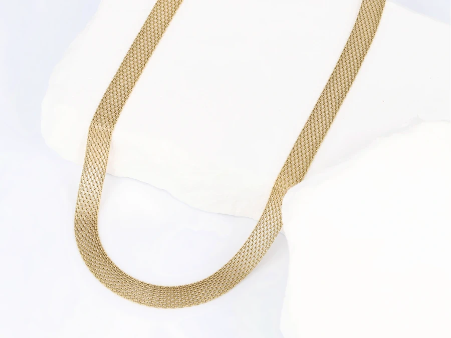 Naszyjnik siateczka płaska