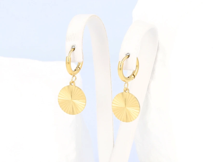 Kolczyki kółeczka wzór