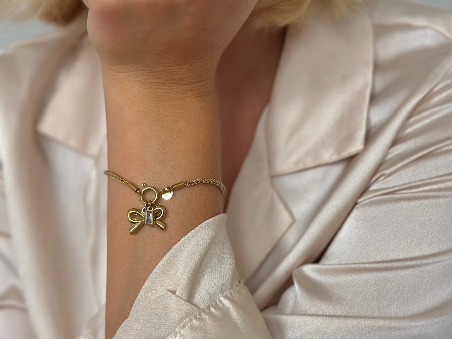 Bransoleta kokardka blaszka