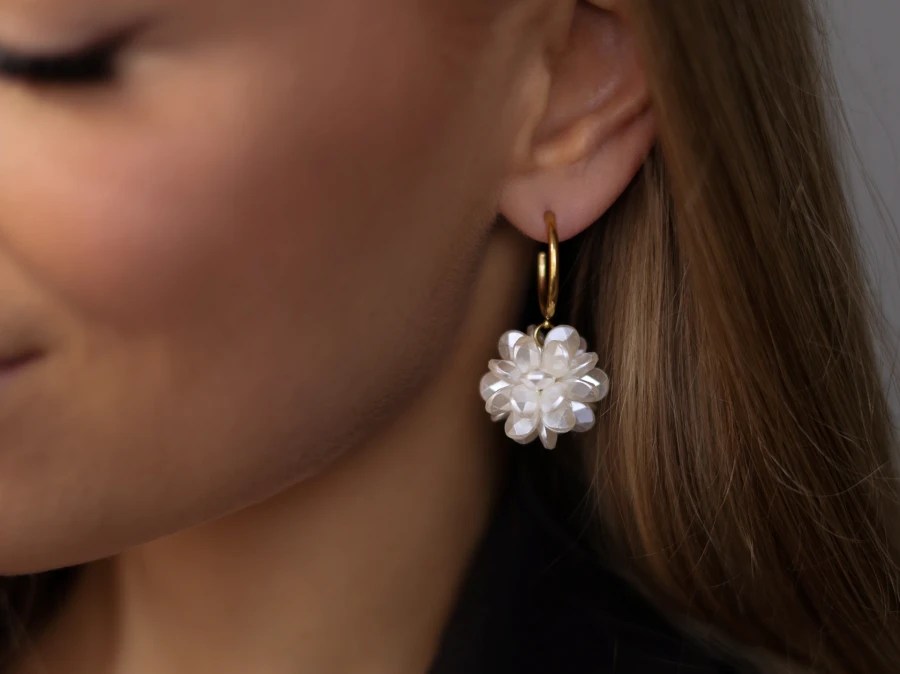 Kolczyki kule na kole