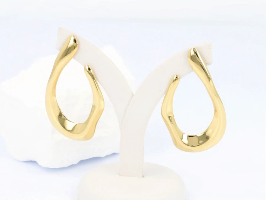 Kolczyki łezki blaszki