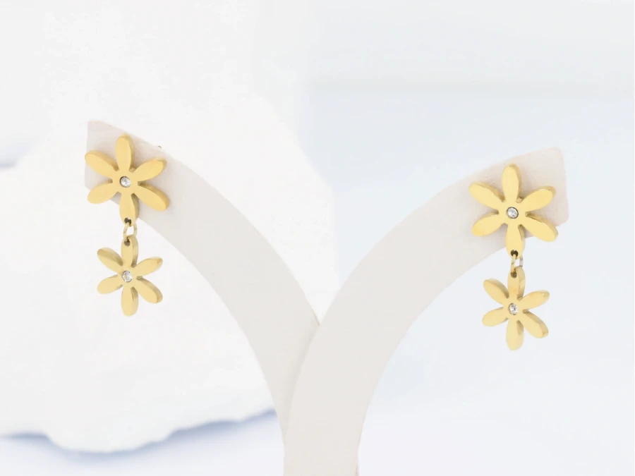 Kolczyki kwiatuszki