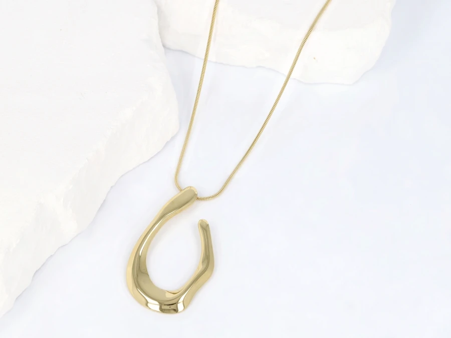 Naszyjnik łezka blaszka