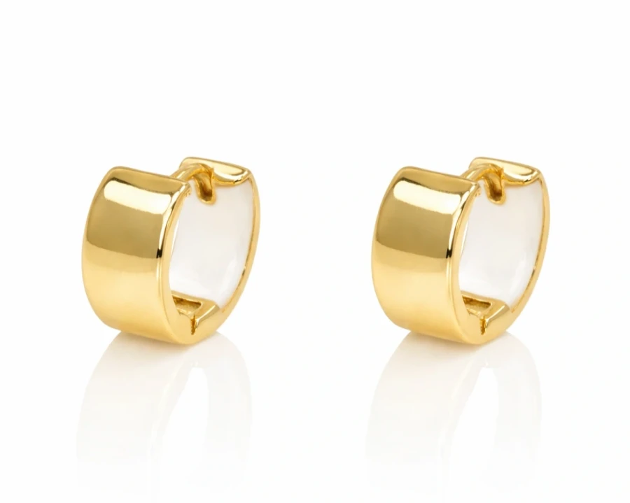 Kolczyki szerokie koła