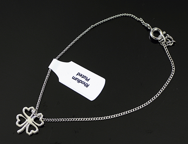 Bransoleta koniczyna ażur