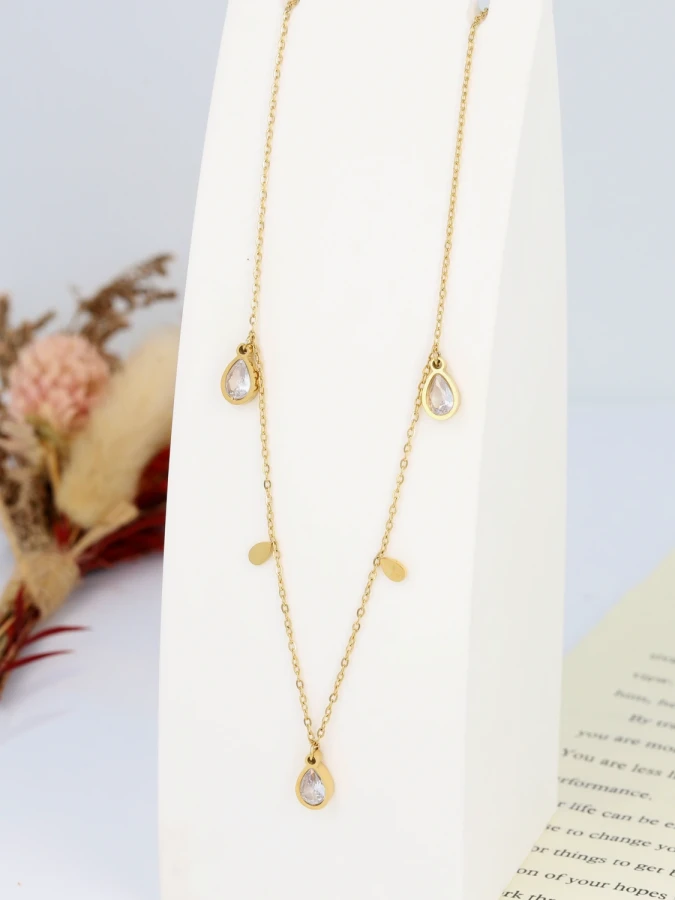 Naszyjnik świetliste krople