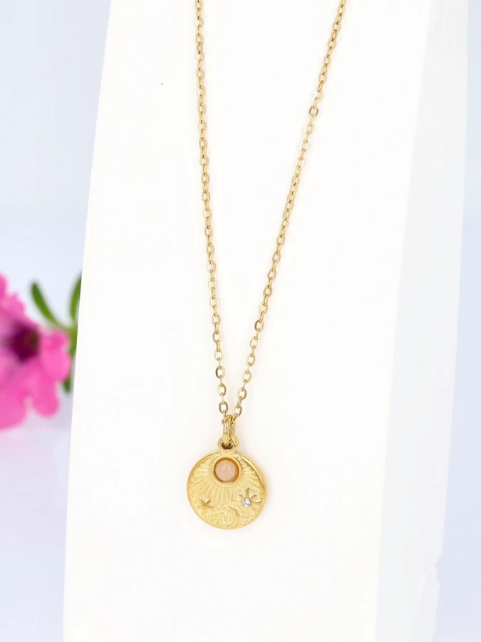 Naszyjnik słoneczny amulet blasku