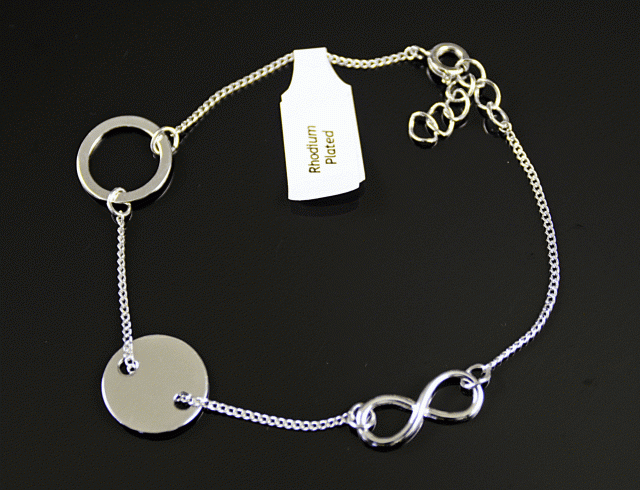 Bransoleta ring koło infinity