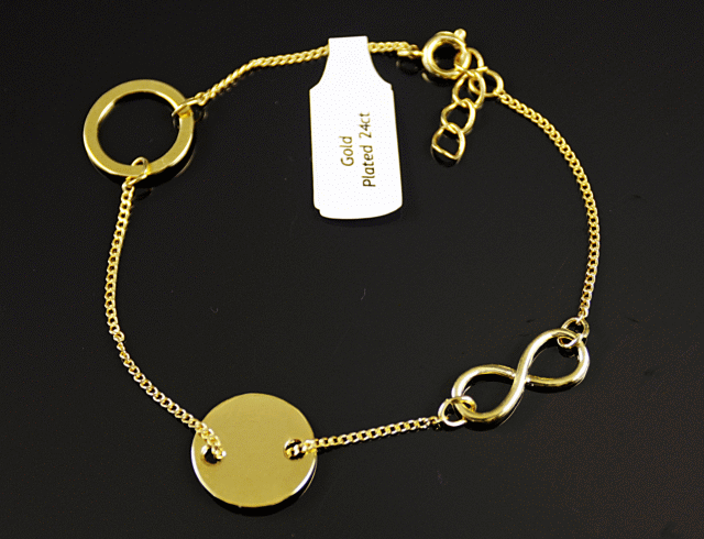 Bransoleta ring koło infinity