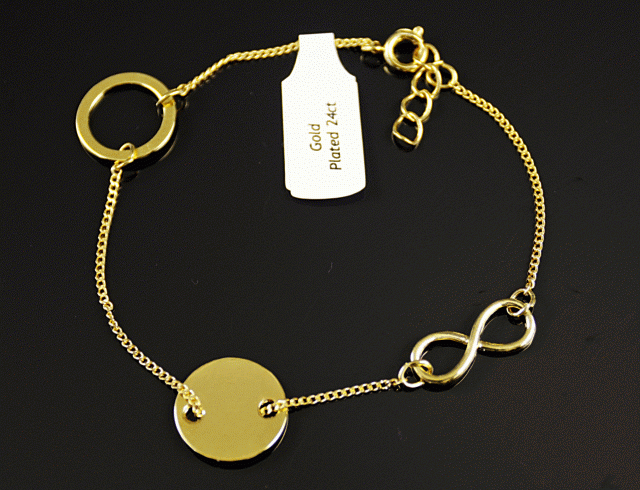Bransoleta ring koło infinity