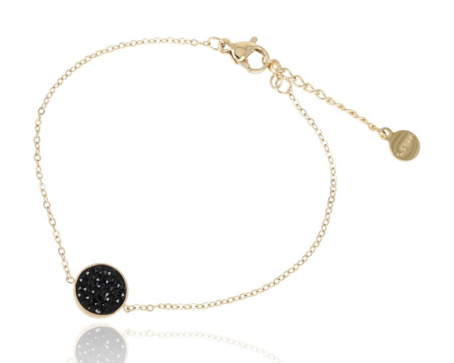 Bransoleta koło czarne