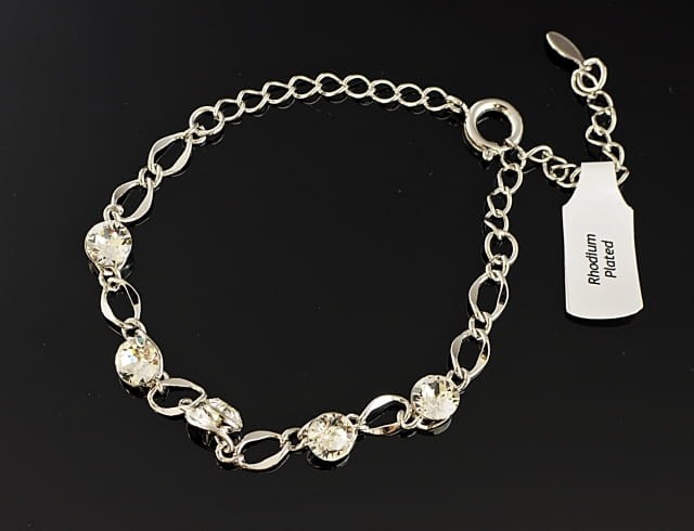 Bransoleta kryształ oczka