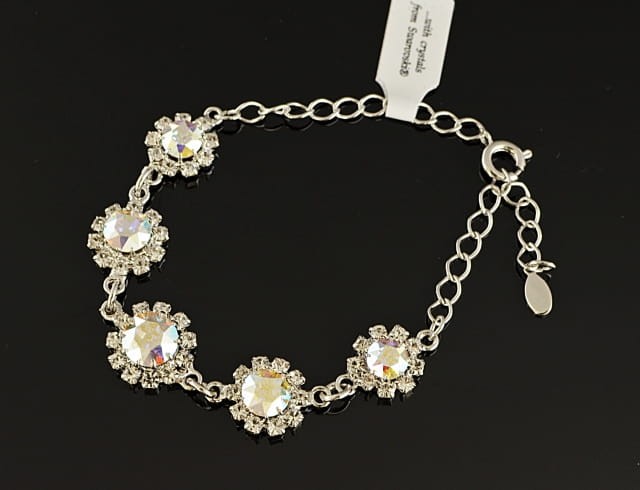 Bransoleta kwiat opal