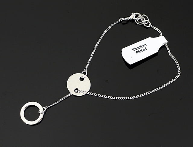 Bransoleta ring z kołem