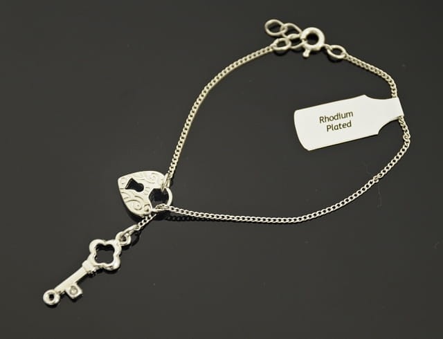 Bransoleta kłódka klucz