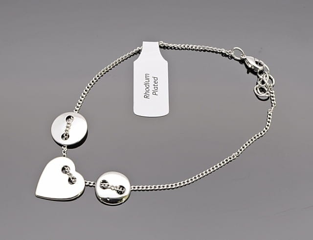 Bransoleta pastylki serce