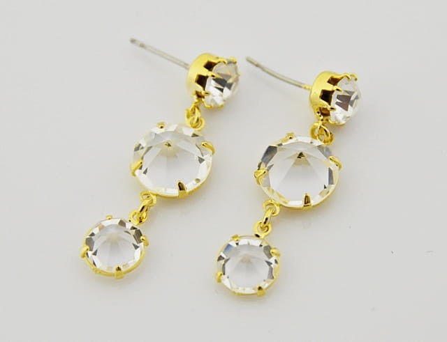 Kolczyki podwójne 10/7,5