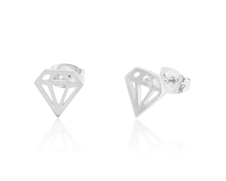 Kolczyki diamenty