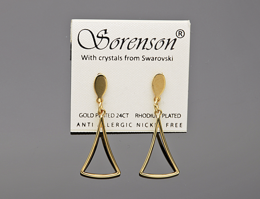 Kolczyki wiszące trójkąty