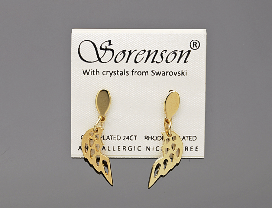 Kolczyki wiszące skrzydło