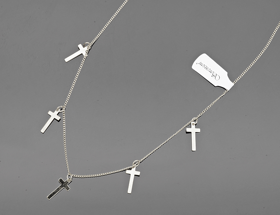 Naszyjnik wiszące krzyżyki
