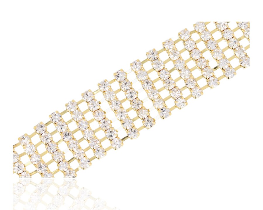 Bransoleta średnia cyrkonia VI