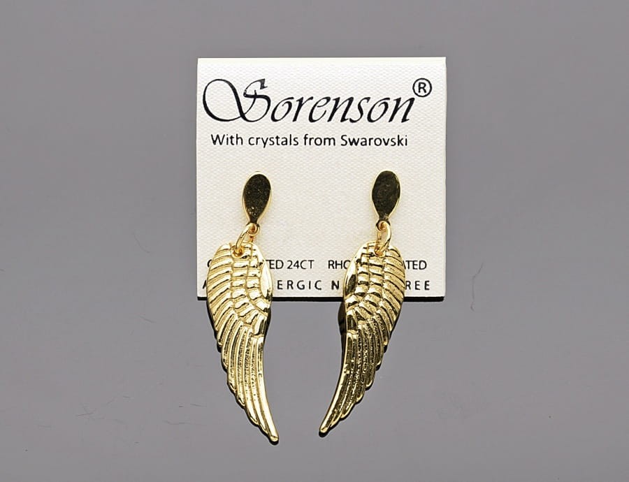 Kolczyki wiszące skrzydła