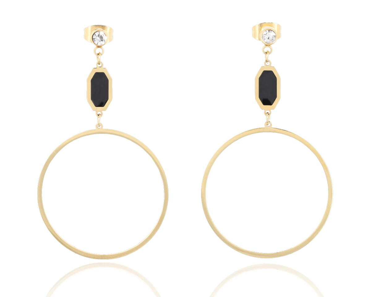 Kolczyki duże ringi