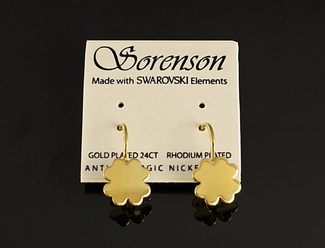 Kolczyki koniczyna wisząca